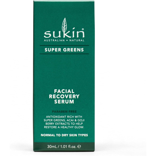 Sukin Super Greens Facial Recovery Serum 30 ml