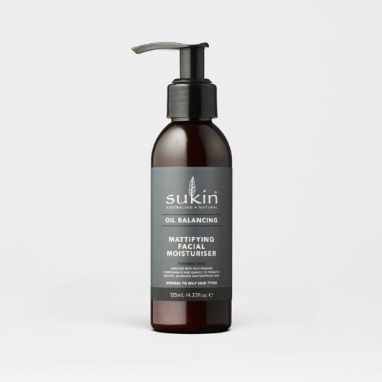 Sukin Oil Balancing Mattifying Facial Moisturiser 125ml