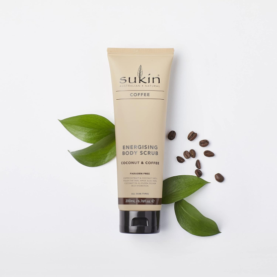 Sukin Energising Body Scrub Coffee & Coconut 200ml