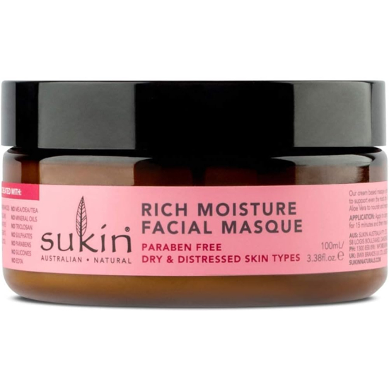 Sukin Rosehip Rich Moisture Facial Masque 100 ml