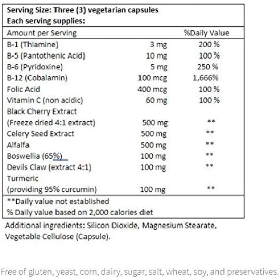 Bio Nutrition Gout Out 60's Vegi-Caps