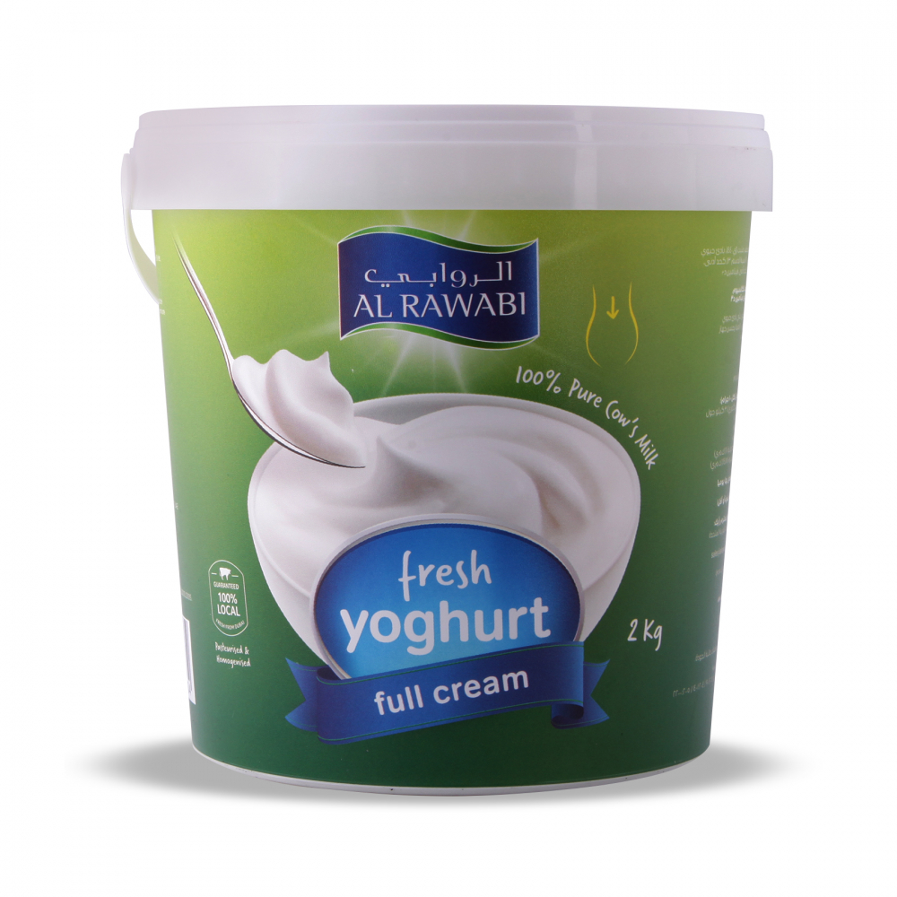 Al Rawabi 2 Kg Full Cream Yoghurt